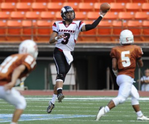 Radford's Cody Lui-Yuen is averaging a whopping 10 yards per pass attempt. 